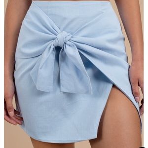 Tobi Light Blue Skirt